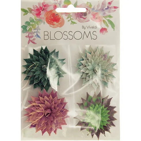 Vivid Succulents Ornament